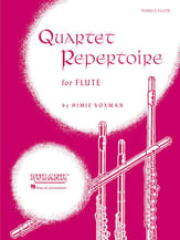 QUARTET REPERTOIRE FLUTE-SCORE cover